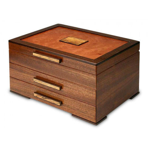 Mike Fisher - Heartwood Creations - Urban Craftsman Two Drawer Jewelry Box