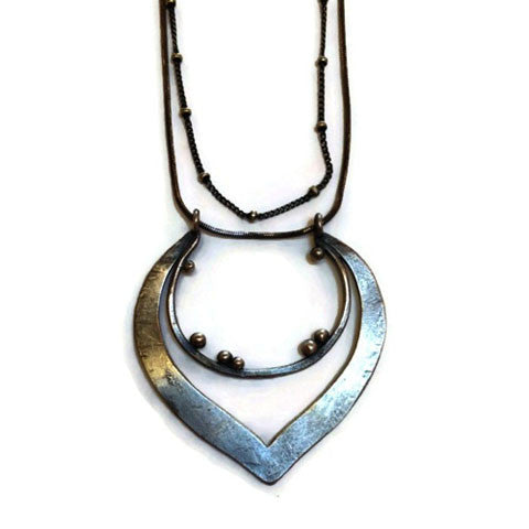 Julia Britell Jewelry - Double Hoop Pendant