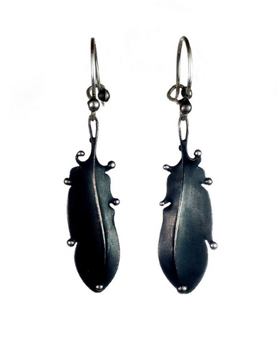 Katia Olivova Jewelry - Feather Earrings