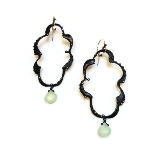 Katia Olivova Jewelry - Chalcedony Earrings