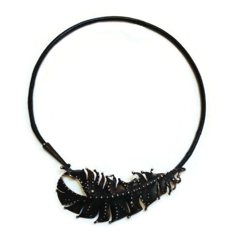 Katia Olivova Jewelry - Feather Pendant