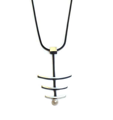 Mar Jewelry - Triple Bar Pendant