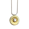 Mar Jewelry - Brushed Sterling Silver and Coin Pearl Pendant