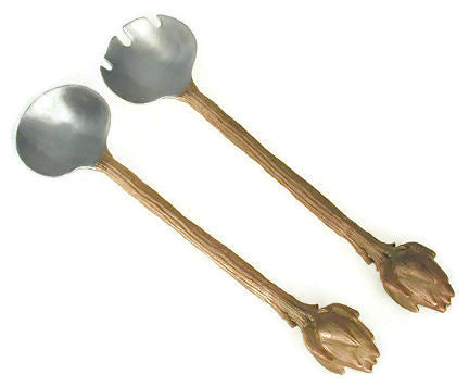Michael Michaud - Table Art - Artichoke Serving Utensils
