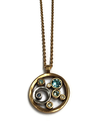 Patricia Locke Jewelry - Ferris Wheel Pendant in Zephyr