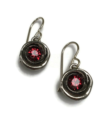 Patricia Locke Jewelry - Nest Earrings in Ruby