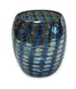 Philabaum Glass - Mirrored Nutty Bowl in Blue
