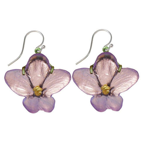 Silver Seasons - Michael Michaud - African Violet Earring