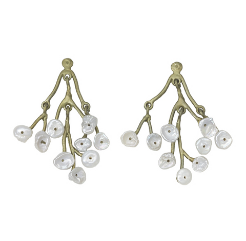 Silver Seasons by Michael Michaud - Baby's Breath Post Earrings