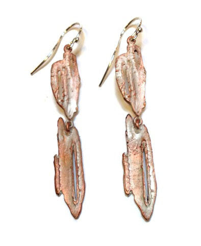 Silver Seasons - Michael Michaud - Birch Bark Earrings