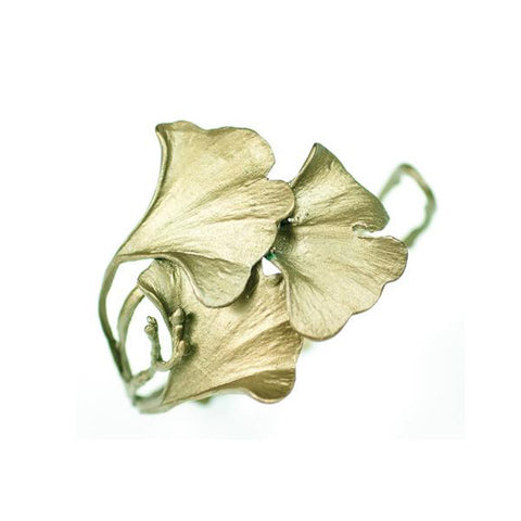 Silver Seasons - Michael Michaud - Ginkgo Cuff Bracelet