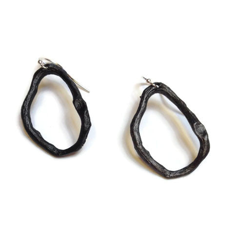 Silver Seasons - Michael Michaud - Driftwood Hoop Earrings