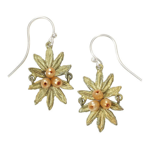 Silver Seasons by Michael Michaud - Tundra Rose Cluster Earrings