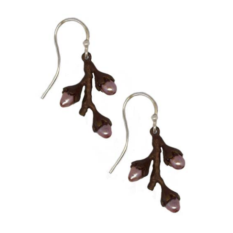 Silver Seasons by Michael Michaud - Prunus Twig Earring