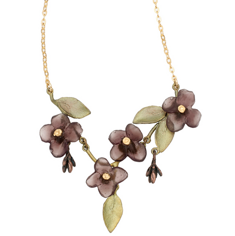 Silver Seasons by Michael Michaud - Wood of Life Flower Necklace