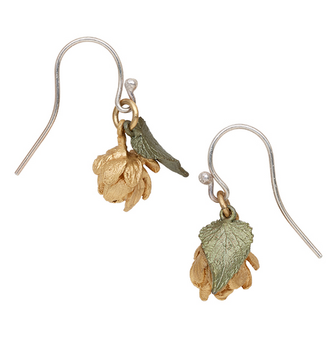Silver Seasons by Michael Michaud - Hop Cone Earrings