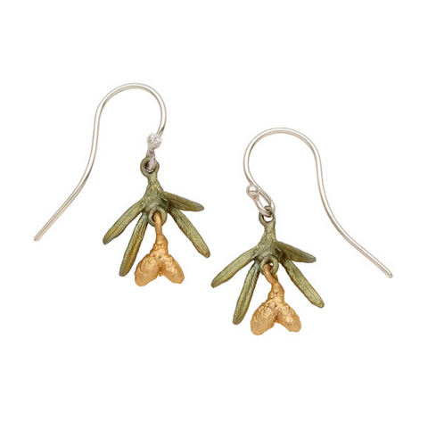 Silver Seasons by Michael Michaud - Petite Pine Earrings