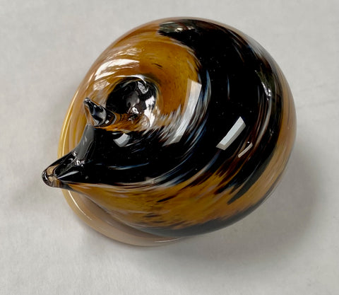 Nunwell Glass - Sleeping Cat Paperweights