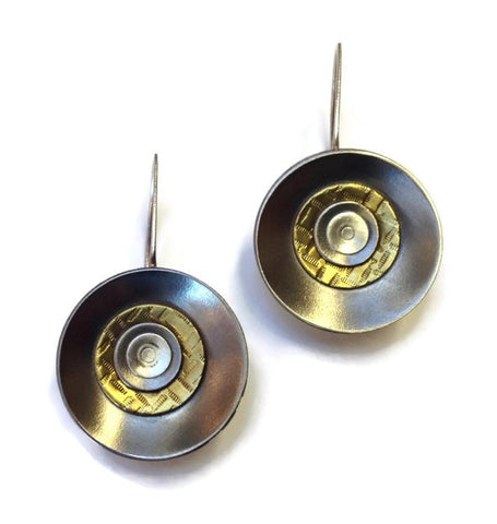 Kenneth Pillsworth Jewelry - Large Circular Earrings