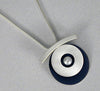 Mar Jewelry - Circular Silver Pendant with Pearl