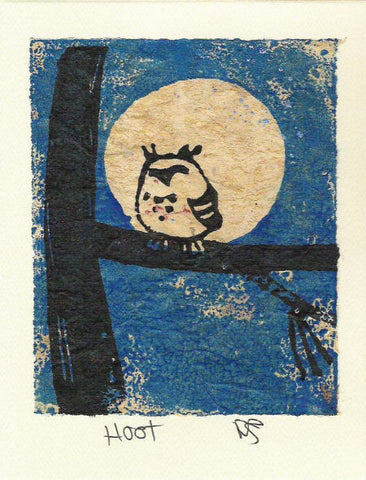 Salmonberry Studio - Hoot Note Card