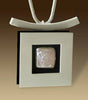 Mar Jewelry - Brushed Sterling Silver Square Pendant