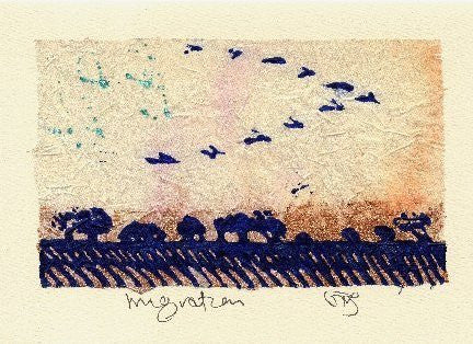 Salmonberry Studio - Migration Note Card