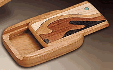Mike Fisher - Heartwood Creations - Secret Box - Wave Inlay