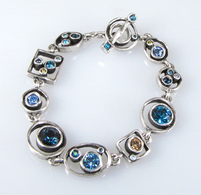 Patricia Locke Jewelry - Penny Arcade Bracelet  in Ciel Bleu