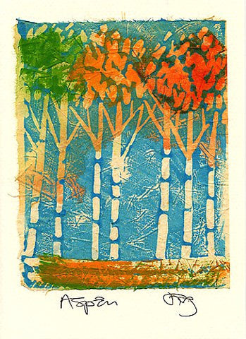 Salmonberry Studio - ASPEN Note Card