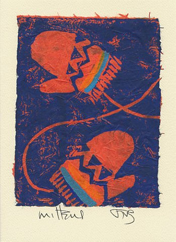 Salmonberry Studio - Mittens Note Card