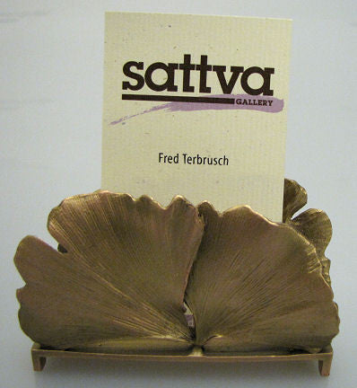 Michael Michaud - Table Art - Ginkgo Business Card Holder