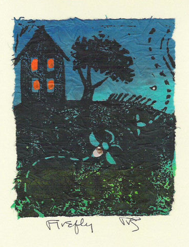 Salmonberry Studio - Firefly Note Card