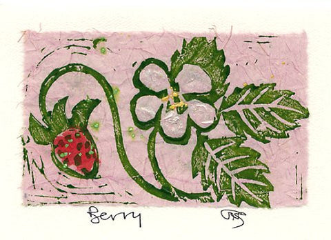 Salmonberry Studio - Berry Note Card