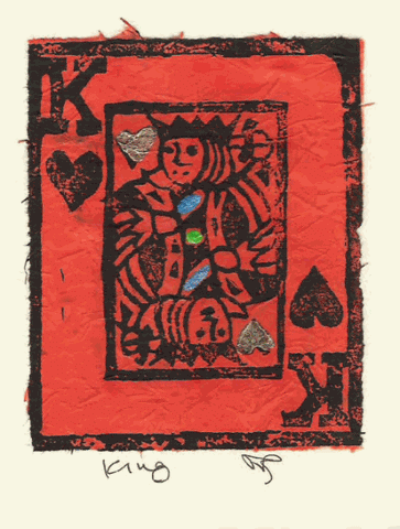 Salmonberry Studio - King Note Card