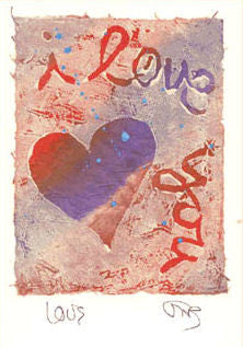 Salmonberry Studio - Love Note Card