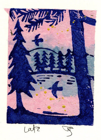 Salmonberry Studio - Lake Note Cards