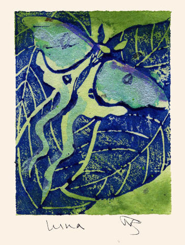 Salmonberry Studio - Luna Note Cards