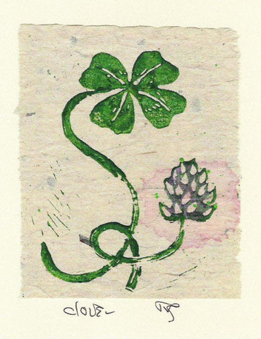 Salmonberry Studio - Clover Note Card