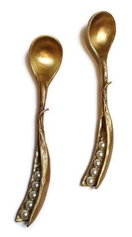 Michael Michaud - Table Art - Pea Pod Spoon Set