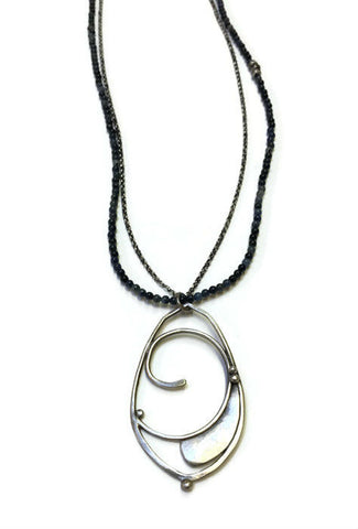 Julia Britell Jewelry - Swirl Pendant