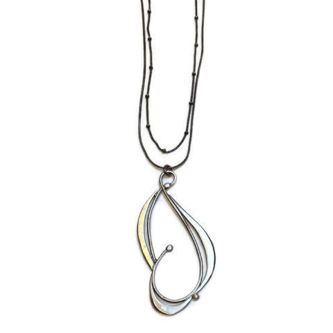 Julia Britell Jewelry - Swirl Necklace