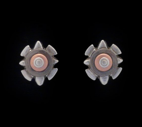 Kenneth Pillsworth Jewelry - Shield Post Earrings