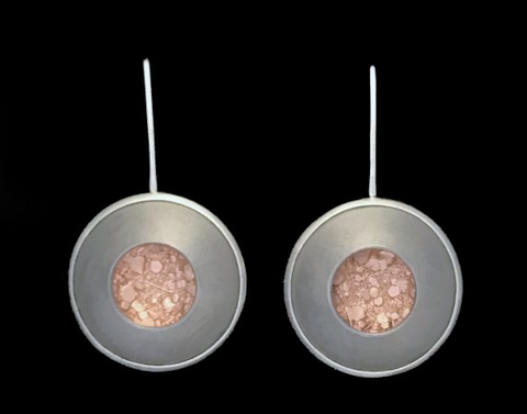 Kenneth Pillsworth Jewelry - Strata Earrings in Copper