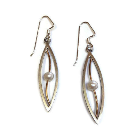 Mar Jewelry - Leaf Drop Earrings