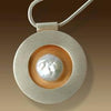 Mar Jewelry - Brushed Sterling Silver and Coin Pearl Pendant