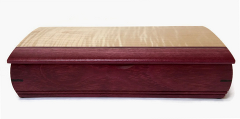 Mikutowski Woodworking - Purple Heart and Maple Cache Box