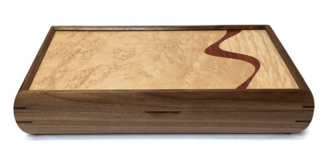 Mikutowski Woodworking - Walnut and Maple Valet Box