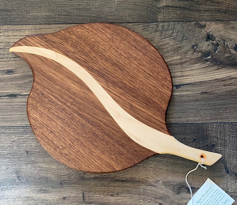 Mystic Woodworks - Leaf Cutting Board in Walnut