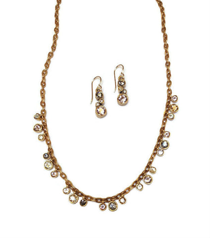Patricia Locke Jewelry - Sparkles Necklace in Champagne